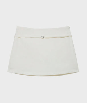 Modieuze Skort met Riem en Ritssluiting - Stijlvolle Casual Kleding voor Dames