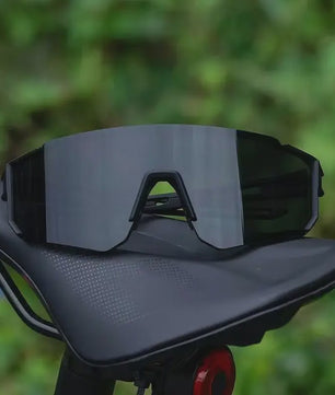 Sportzonnebril Oversized Mirror Lens - Lichtgewicht & UV-bescherming voor Heren & Dames