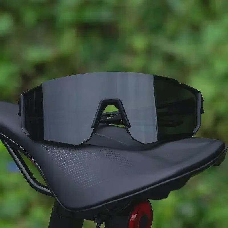 Sportzonnebril Oversized Mirror Lens - Lichtgewicht & UV-bescherming voor Heren & Dames