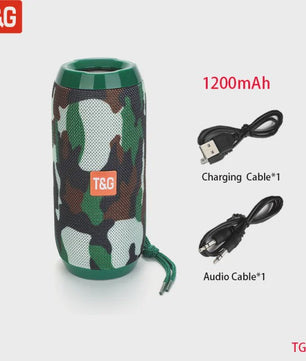Draagbare Bluetooth Speaker met FM Radio, Subwoofer en 10W Stereo Geluid