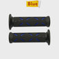 Set Motor Stuurhandvatten 22mm - Antislip Rubber & Aluminium Eindkappen