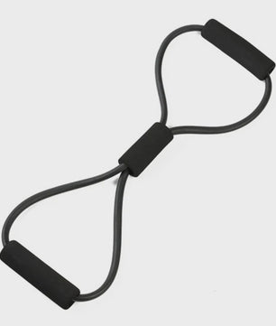 8-vormige Weerstandsband voor Krachttraining en Fitness | Elastische Oefenband met Handvatten