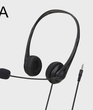 3.5mm/USB Computer Headset met Noise Cancelling Microfoon - Stereo Bedraad