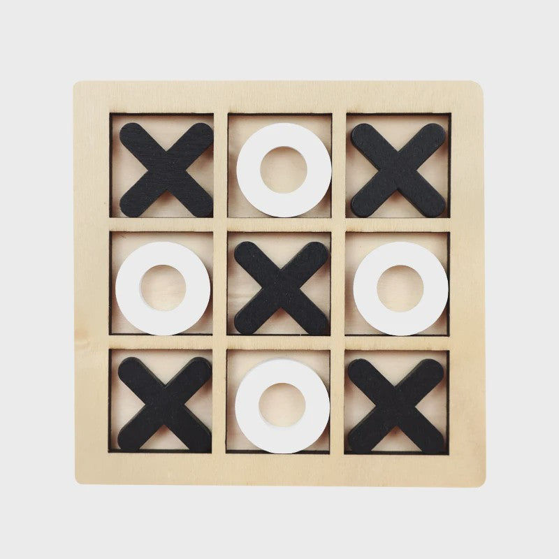 Houten Montessori Boter-kaas-en-eieren Spel: Interactieve Puzzel voor Kinderen - Educatief en Hersentrainend Speelgoed