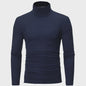 Heren Slim Fit Thermoshirt met Hoge Hals - Lange Mouwen voor Winter en Herfst