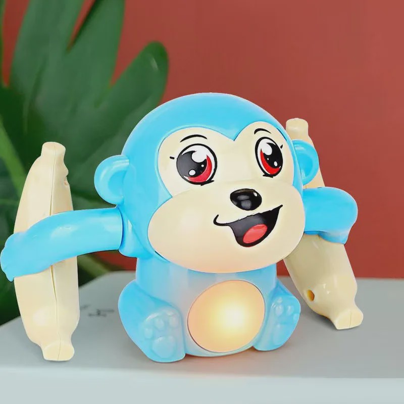 Elektrische Rollende Aap met Licht & Muziek - Interactief Educatief Speelgoed