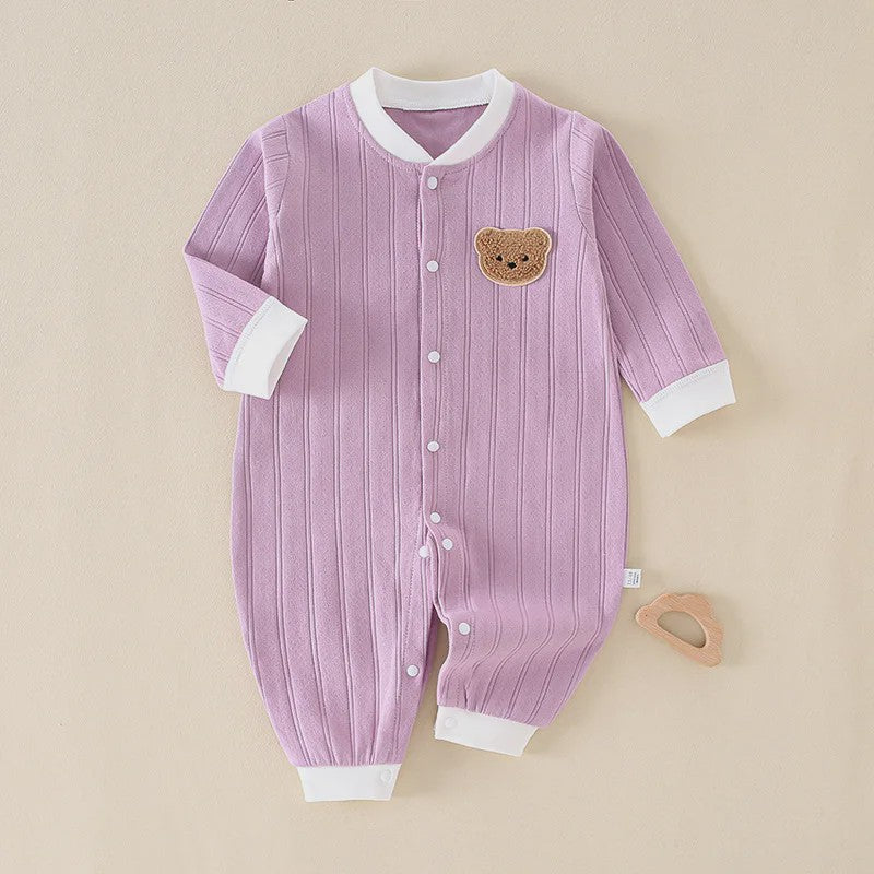 Schattige Baby Romper met Fruitprint en Mutsje - Katoen - 0-6 Maanden