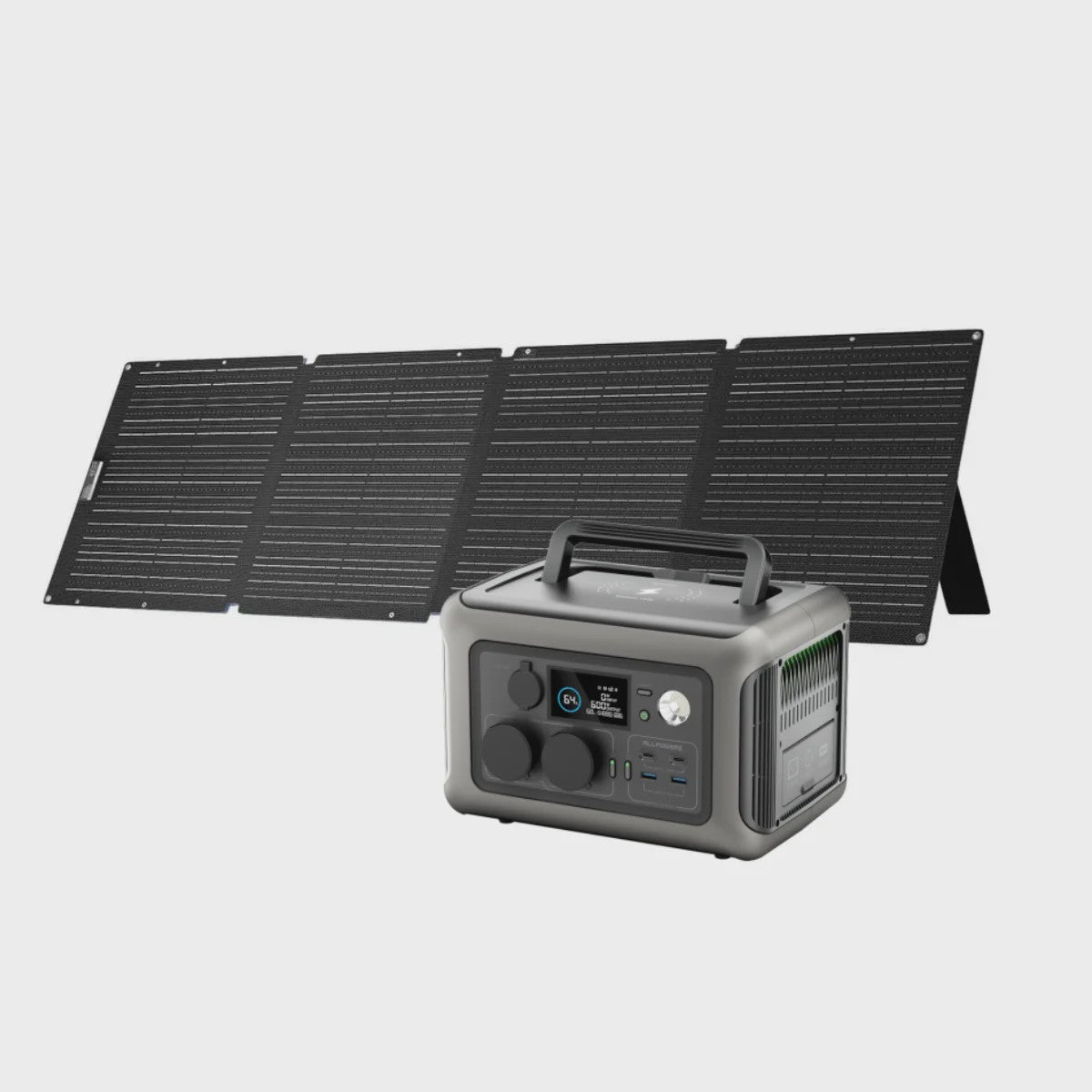 ALLPOWERS R600 Powerstation: 299Wh/600W LiFePO4 Accu voor Buiten, Camping & Thuis Backup (Optioneel Zonnepaneel)
