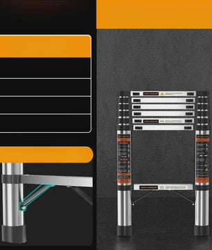 Telescopische Ladder RVS - 1.9m/2.7m/3.5m - Veilig & Multifunctioneel