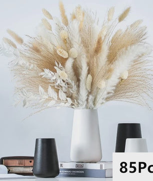 Natuurlijk Pampas Gras Boeket - Gedroogde Bloemen voor Boho Woondecoratie & Bruiloft