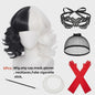Meisjes Cruella Deville Kostuum - Zwart Dalmatiër Jumpsuit Jurk voor Halloween & Feest