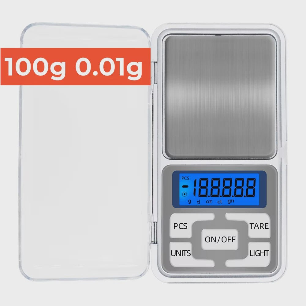 Precisie Digitale Keukenweegschaal 3kg/500g met 0.01g Nauwkeurigheid - LCD Display