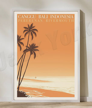 Indonesië Reisposters: Bali, Java, Komodo & Meer - Wanddecoratie Set