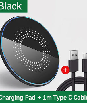 Universele Draadloze Oplader: Snel Laden voor iPhone, Samsung, Huawei & Meer