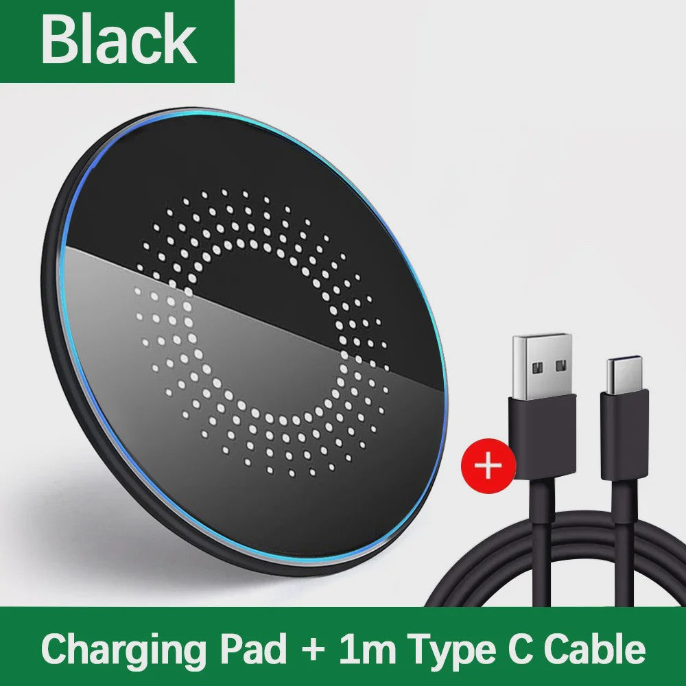 Universele Draadloze Oplader: Snel Laden voor iPhone, Samsung, Huawei & Meer