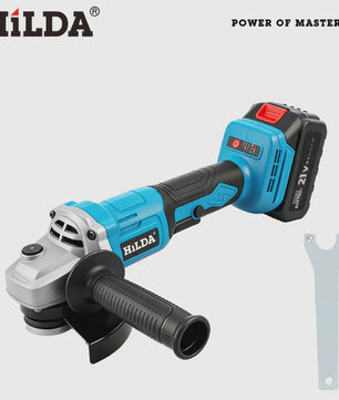 HILDA Brushless Accu Haakse Slijper 700W - 125mm - 2500-9000 RPM