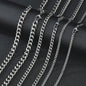 Heren Cuban Ketting 3mm - Stijlvol Roestvrij Staal & Titanium Staal Mode Accessoire