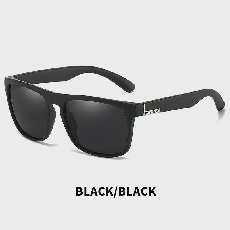 Polaroid Zonnebril Heren Dames - Vintage Vierkant Design, UV400 Bescherming, Luxe Uitstraling