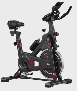 Hometrainer met Vliegwiel (10kg), LCD Display en Stille Werking - Max 120kg Belasting