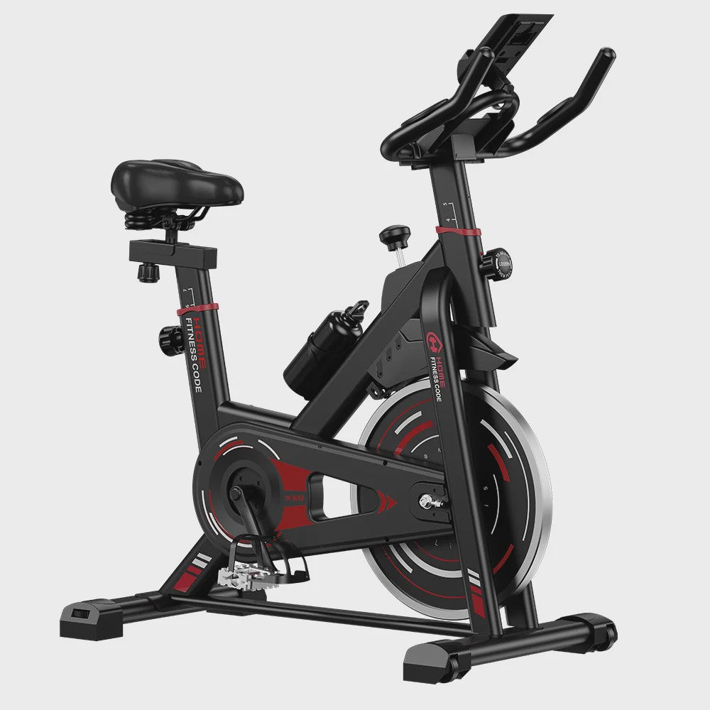 Hometrainer met Vliegwiel (10kg), LCD Display en Stille Werking - Max 120kg Belasting