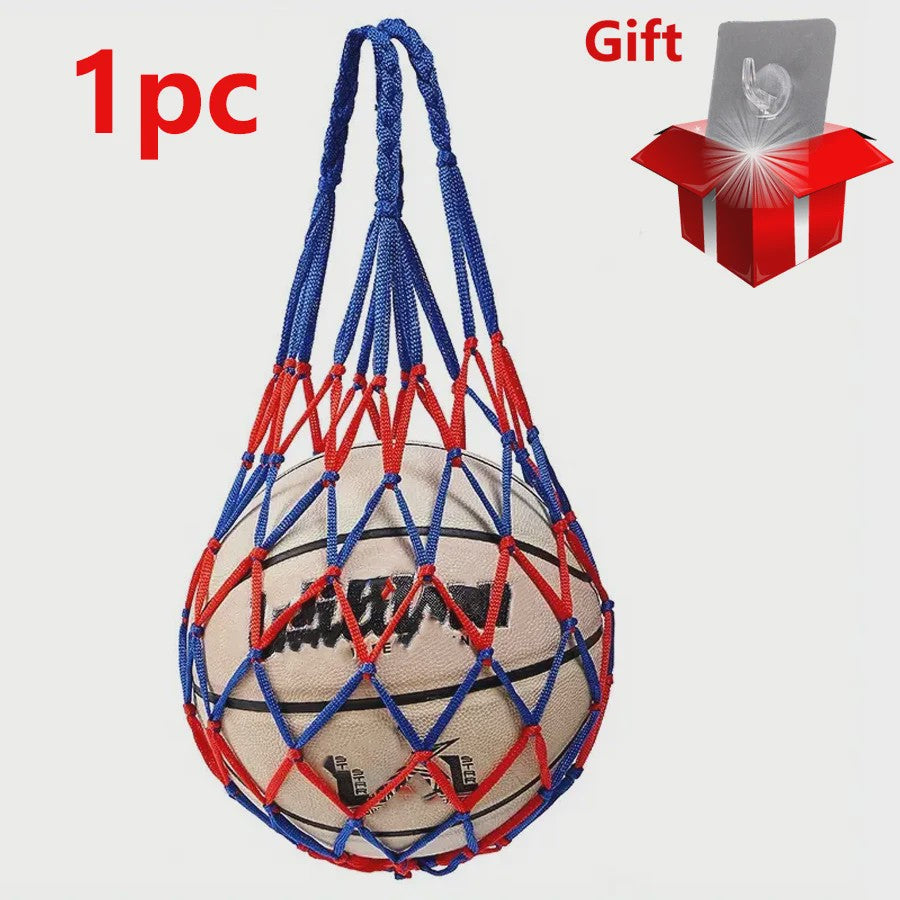 Duurzame Basketbal Net Tas - Sterk Geweven Nylon Opbergnet voor Ballen