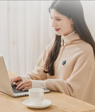 Elektrische Deken Draagbaar met USB - 3 Warmtestanden & Wasbaar