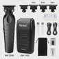 Kemei Professionele Draadloze Baardtrimmer & Tondeuse KM-2296/KM-2299/KM-1102