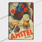 Vintage Bier Metalen Wanddecoratie - Retro Poster voor Bar, Pub & Man Cave (20x30cm)
