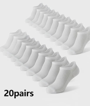 10/20 Paar Heren Enkel Sokken - Ademend Mesh, Sport & Casual, Zomer