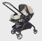 4-in-1 Baby Kinderwagen & Autostoel: Lichtgewicht, Multifunctioneel en Wendbaar