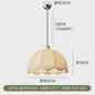 Wabi Sabi Plissé Hanglamp - Japanse Stijl Stoffen Plafondlamp voor Woonkamer, Eetkamer & Slaapkamer
