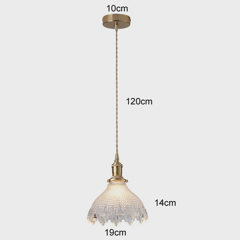 Moderne Glazen Hanglamp - Sfeervolle Verlichting voor Keuken, Eetkamer & Slaapkamer