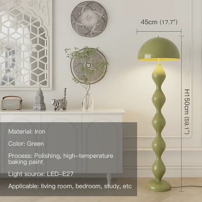 Nordic Design Mushroom LED Vloerlamp - Sfeervolle Verlichting voor Woonkamer & Slaapkamer