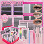 Fluffy Wimperextensie Kit: 720 Stuks Wimper Clusters & Tools voor een Volle Look