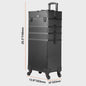 Professionele Make-up Koffer met Werkbank, Verrijdbaar en Extra Groot