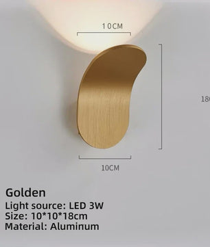Moderne Scandinavische LED Wandlamp - Stijlvol Licht voor Woonkamer, Slaapkamer & Hal