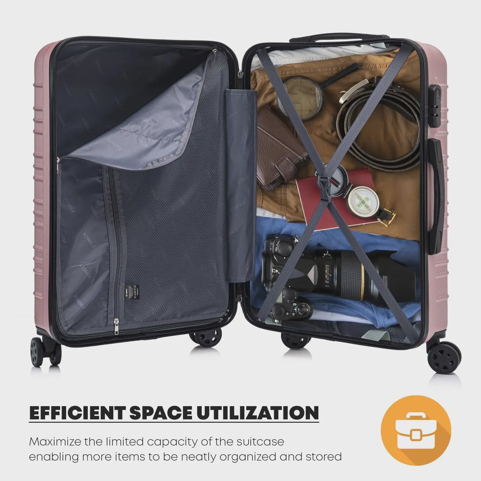 3-delige Koffer Set: 20-inch Trolley, Reistas & Toilettas - Compleet voor Vakantie