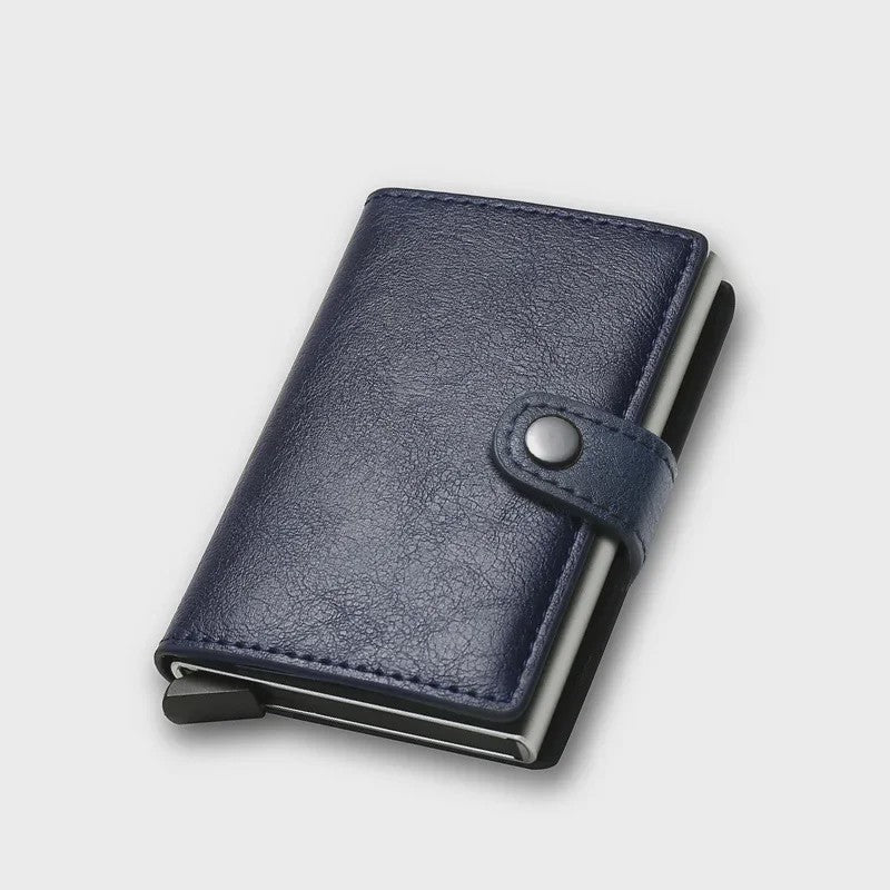 Luxe RFID Card Holder Portemonnee Heren - Slim & Veilig PU Leer