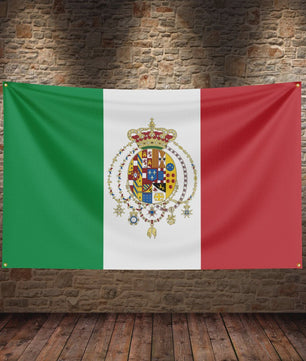 Italiaanse Vlag Wanddecoratie - Enkelzijdig Bedrukt