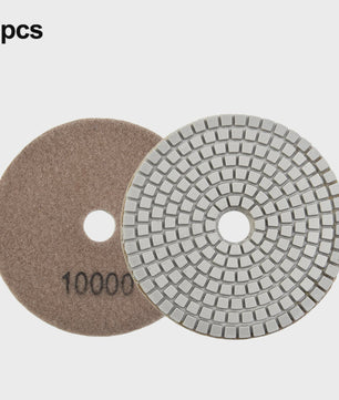 4-Inch Diamant Polijstschijven Set (30-10000 Grit) voor Nat/Droog Gebruik - Steen, Beton, Marmer