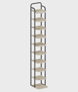 Verticale Schoenendrager Hout - Stijlvolle Schoenen Organizer voor Kleine Ruimtes