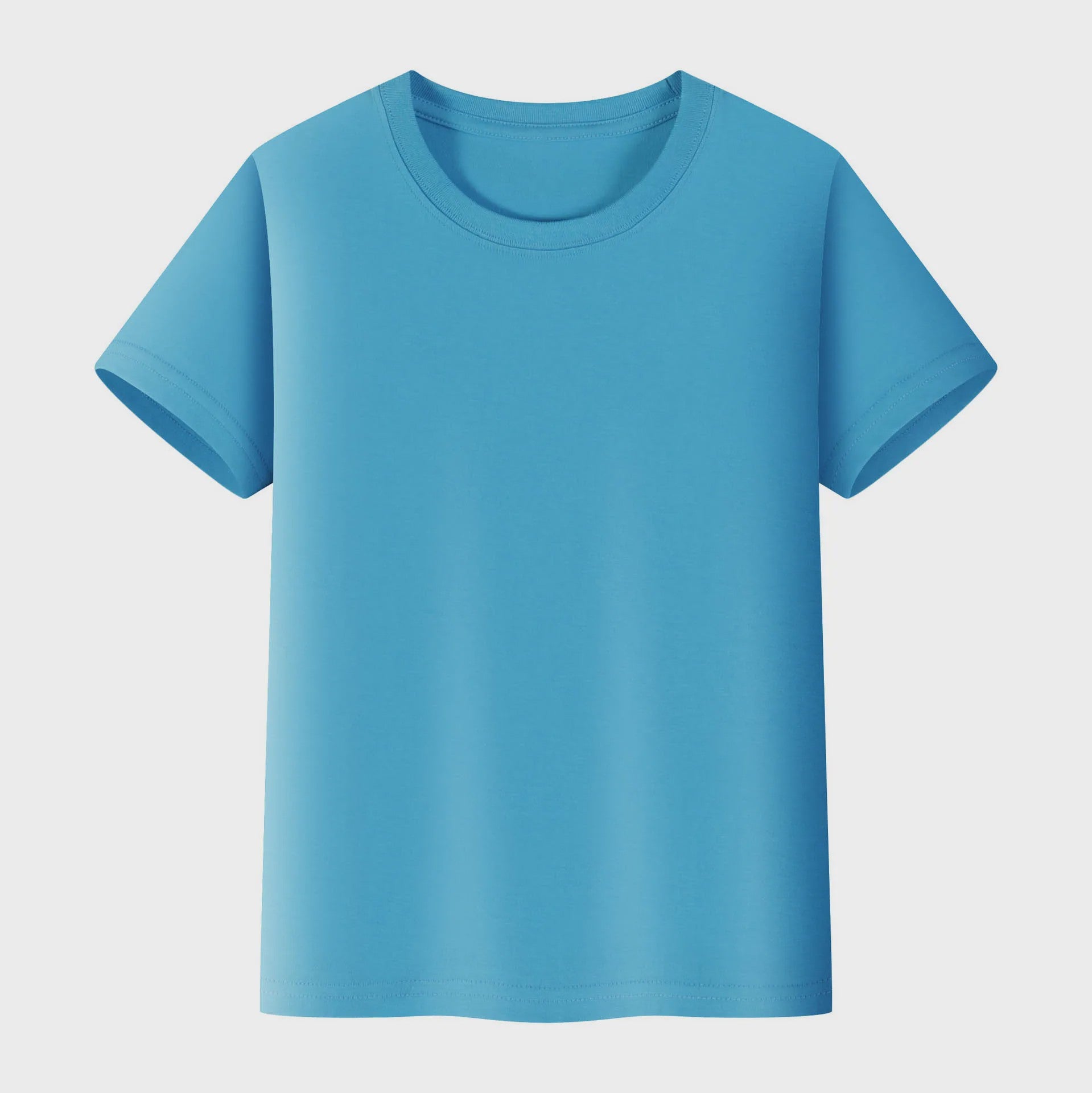 Basic Katoenen T-shirt voor Kinderen & Baby's - Jongens & Meisjes - Wit & Roze - Maten 1 t/m 14 Jaar