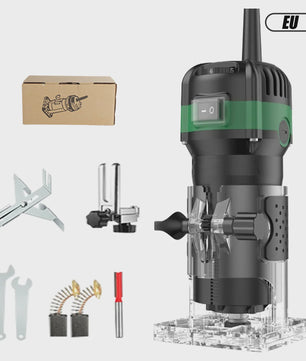Krachtige 1380W Elektrische Hout Router & Trimmer voor Frezen, Graveren en Frezen