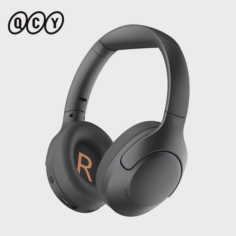 QCY H3 Lite ANC Koptelefoon: Draadloos/Bedraad, 60u Batterij, Bluetooth 5.3, Opvouwbaar, HIFI Geluid
