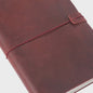 Moterm Vintage Leren Notitieboek - Handgemaakt, 100% Echt Leer, Hersluitbaar