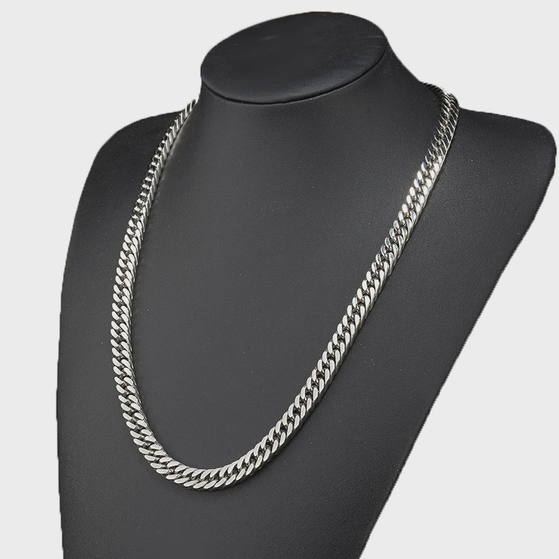 Zware Gepolijste RVS Curb Cuban Ketting - 10-17mm Breed - Waterdicht Sieraden voor Mannen & Jongens