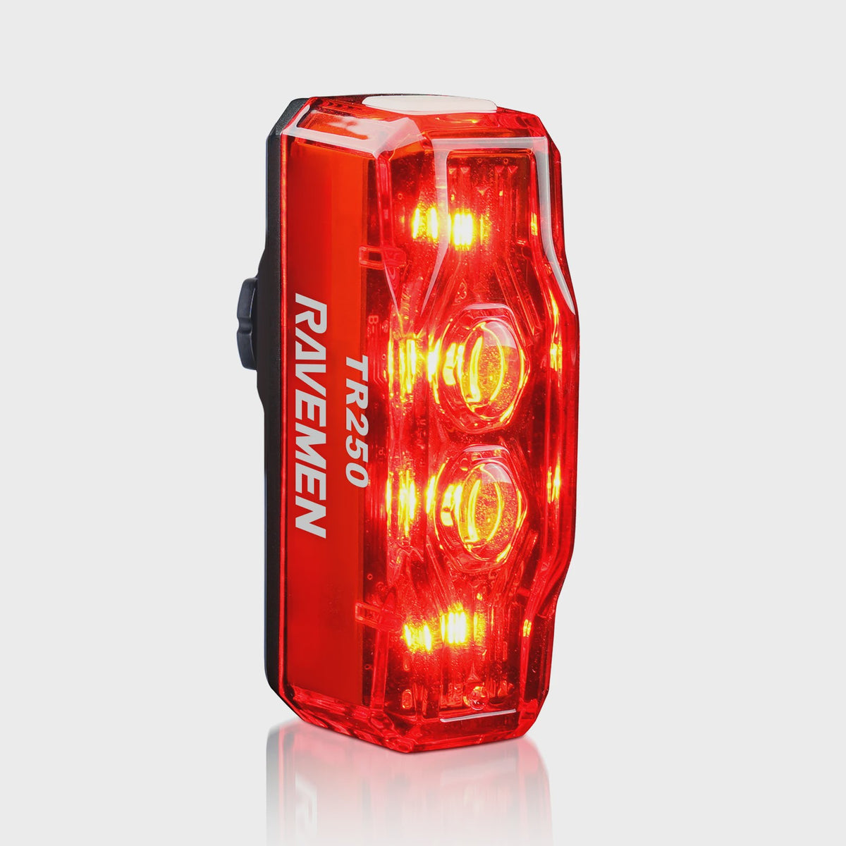 RAVEMEN TR250 Fiets Achterlicht - Oplaadbaar, 250 Lumen, Remlicht Sensor & IPX6 Waterdicht