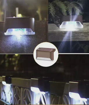 Solar LED Verlichting voor Buiten - Waterdichte Tuinlampen voor Trappen, Terras & Dek