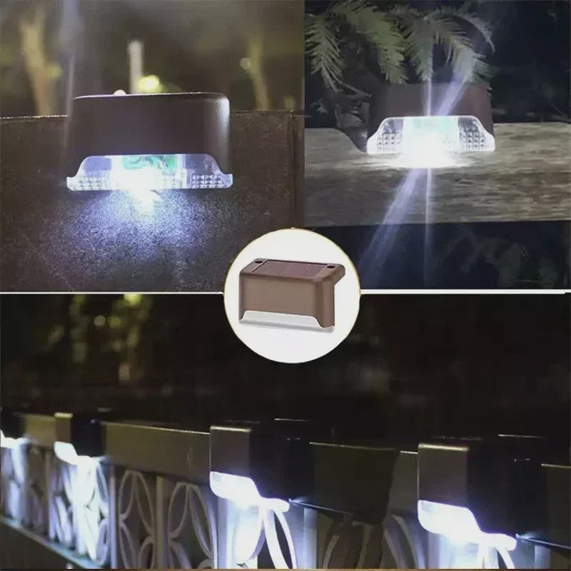 Solar LED Verlichting voor Buiten - Waterdichte Tuinlampen voor Trappen, Terras & Dek