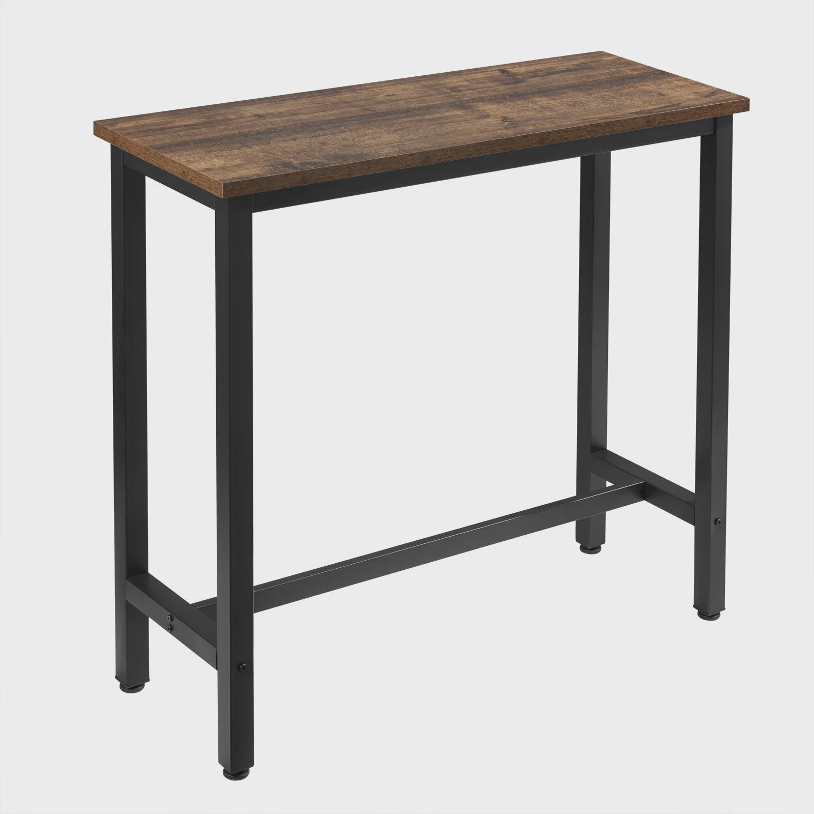 WOLTU Bartafel 100x40x100cm - Stijlvolle Bistro Cocktail Eettafel met Vintage Houtlook